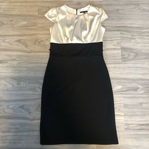 Tiana B White & Black Dress, Size 8 (runs small)